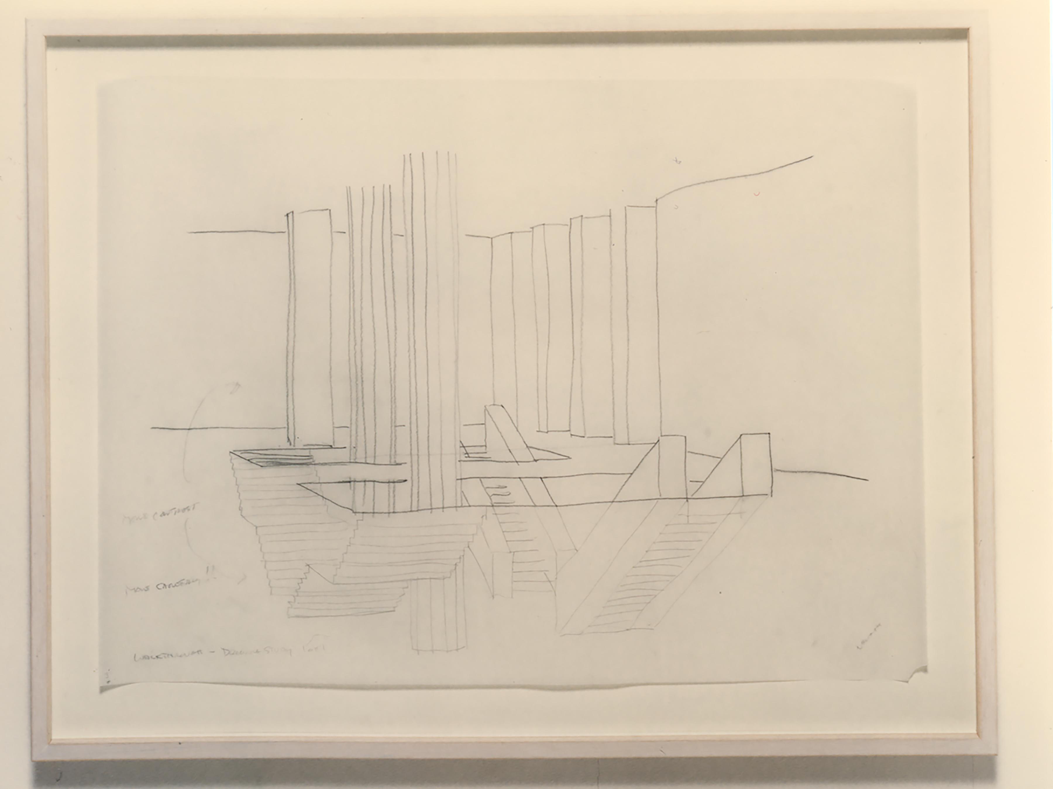 Max Neuhaus, Study for the drawing u0027Walkthroughu0027